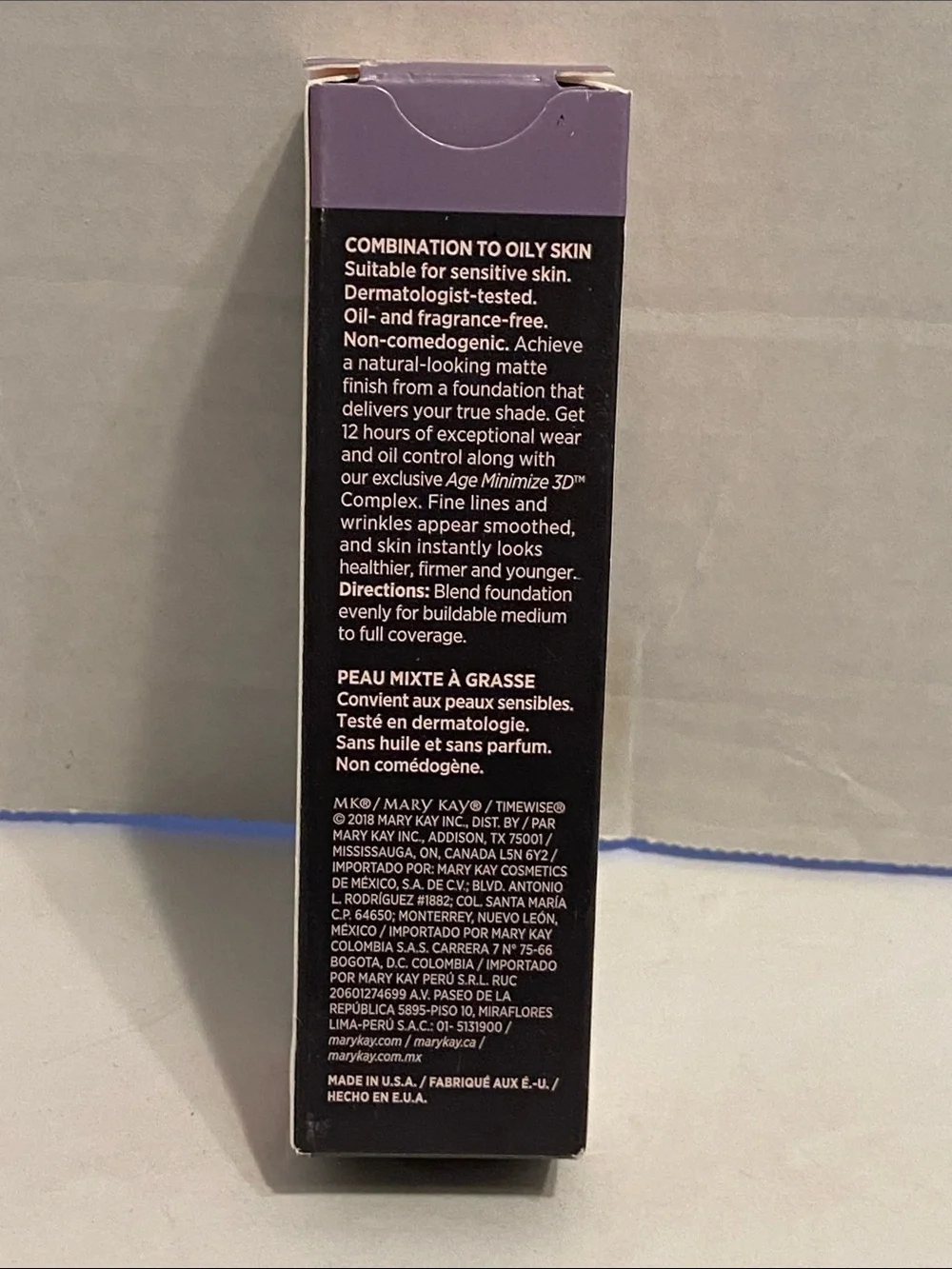 Mary Kay Beige 3 D Matte Foundation Brand New 1 Fl Oz / 30ml
